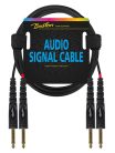 AC-233-030 Boston  audio signal cable, 2x 6.3mm jack mono to 2x 6.3mm jack mono, 0.30 meter