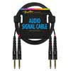 AC-233-030 Boston  audio signal cable, 2x 6.3mm jack mono to 2x 6.3mm jack mono, 0.30 meter