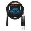 AC-243-300 Boston  audio signal cable, 6.3mm female jack stereo to 2x 6.3mm jack mono, 3.00 meter