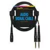 AC-243-300 Boston  audio signal cable, 6.3mm female jack stereo to 2x 6.3mm jack mono, 3.00 meter