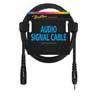 AC-246-030 Boston  audio signal cable, 6.3mm female jack stereo to 3.5mm jack stereo, 0.30 meter