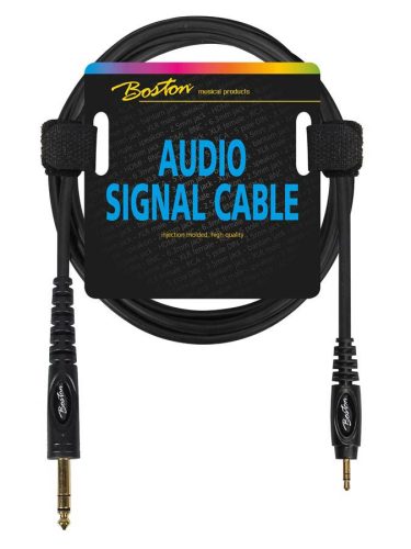 AC-262-030 Boston  audio signal cable, 3.5mm jack stereo to 6.3mm jack stereo, 0.30 meter