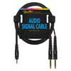 AC-263-150 Boston  audio signal cable, 3.5mm jack stereo to 2x 6.3mm jack mono, 1.50 meter