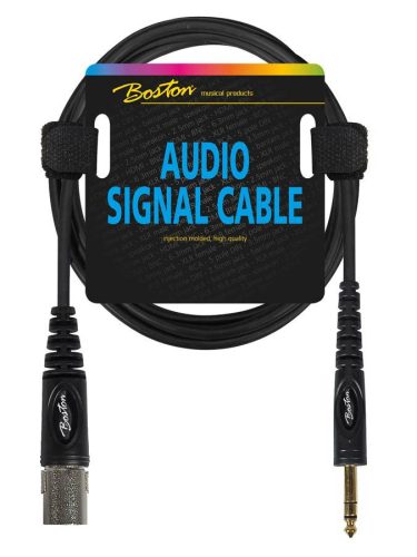 AC-282-300 Boston  audio signal cable, XLR male to 6.3mm jack stereo, 3.00 meter