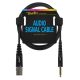 AC-282-300 Boston  audio signal cable, XLR male to 6.3mm jack stereo, 3.00 meter