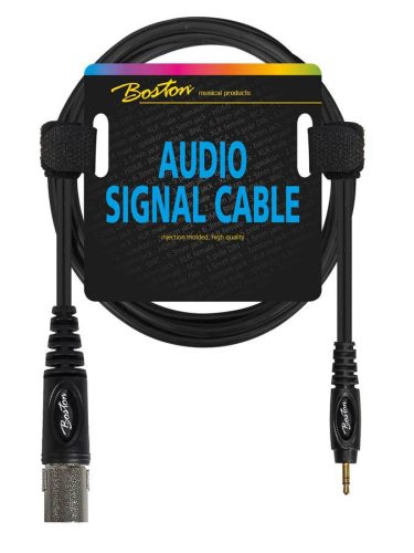 AC-286-030 Boston  audio signal cable, XLR male to 3.5mm jack stereo, 0.30 meter