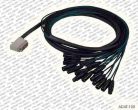 ADAT100 Proel  multi adapter cable, black, 4 meter cmi48,ed56mv-8 x nc3mx+8 x nc3fx