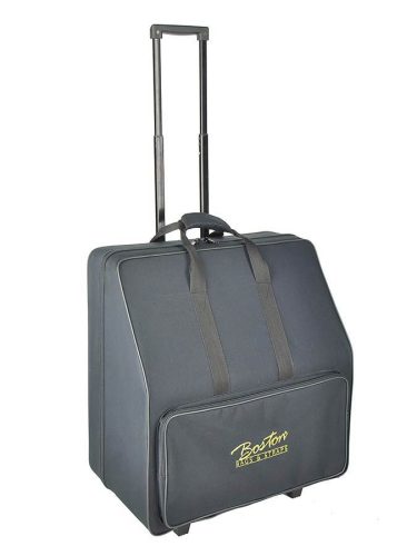 AFB-2048-T Boston  accordion foam trolley case, black, for 48 basses 26 keys