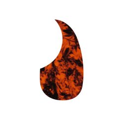   AG-100-MO Boston  pickguard, acoustic, teardrop model, self adhesive, marble orange