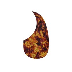   AG-100-MY Boston  pickguard, acoustic, teardrop model, self adhesive, marble yellow