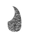 AG-100-PB Boston  pickguard, acoustic, teardrop model, self adhesive, pearl black