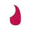 AG-100-PP Boston  pickguard, acoustic, teardrop model, self adhesive, pearl pink