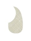 AG-100-PWW Boston  pickguard, acoustic, teardrop model, self adhesive, pearl white webbing