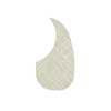AG-100-PWW Boston  pickguard, acoustic, teardrop model, self adhesive, pearl white webbing