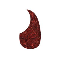   AG-100-TI Boston  pickguard, acoustic, teardrop model, self adhesive, tortoise intense