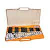 AG-27K Angel  glockenspiel, deluxe model, 27 notes, G-A, in mixed colors case, with 2 pairs of mallets