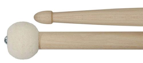 AGN-5A-FH Agner  5-A felthead drumsticks, pair, hickory, 14,4 x 412 mm., 30mm diameter head