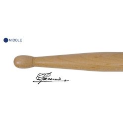   AGN-REC-B Agner  Rene Creemers signature drumsticks, pair, hickory, blue/medium weight, 16,3 x 410 mm.