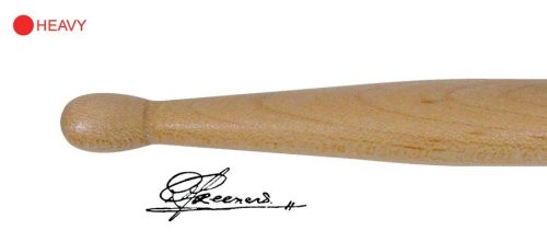 AGN-REC-R Agner  Rene Creemers signature drumsticks, pair, hickory, red/heavy weight, 16,3 x 410 mm.