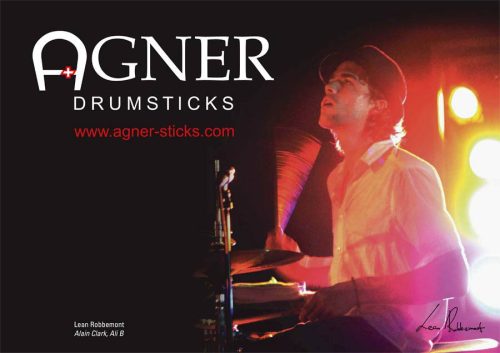 AGN-ROB Agner  Lean Robbemont signature drumsticks, pair, hickory, 14,3 x 390 mm.