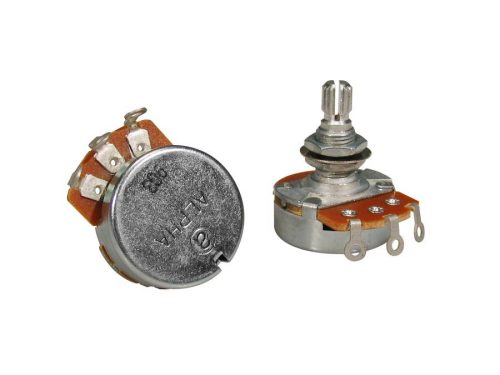 ALP250-A41 Alpha  250K audio potentiometer, 10mm. bushing, M8x0,75 thread