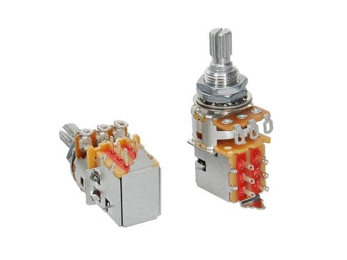 ALPP500-A52 Alpha  push-pull 500K audio potentiometer, standard length bushing .375", 3/8" diameter