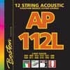 AP-112-L Boston  string set 12-string acoustic, phosphor bronze, light