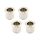 AP0287001 Allparts  Gotoh bass ferrules, nickel, 4pcs