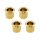 AP0287002 Allparts  Gotoh bass ferrules, gold, 4pcs