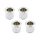 AP0287010 Allparts  Gotoh bass ferrules, chrome, 4pcs