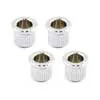 AP0287010 Allparts  Gotoh bass ferrules, chrome, 4pcs