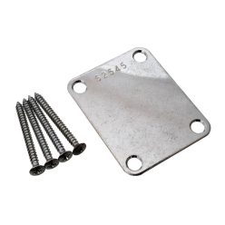 AP0601007 Allparts  serial numbered neck plate, aged chrome