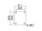 AP0601007 Allparts  serial numbered neck plate, aged chrome