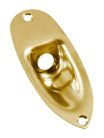 AP0610002 Allparts  jackplate for Strat, with mounting screws, gold