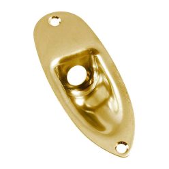   AP0610002 Allparts  jackplate for Strat, with mounting screws, gold