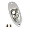 AP0610007 Allparts  jackplate for Strat, with mounting screws, aged chrome