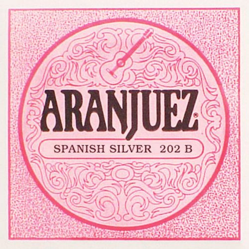 AR-202 Aranjuez Spanish Silver B-2 string, black nylon