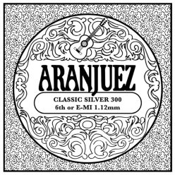  AR-306 Aranjuez Classic Silver E-6 string, silverplated wound nylon, medium gauge