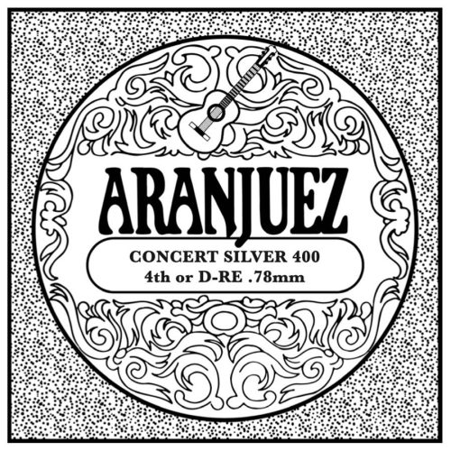 AR-404 Aranjuez Concert Silver D-4 string, silverplated wound nylon, heavy gauge