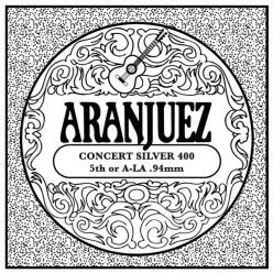   AR-405 Aranjuez Concert Silver A-5 string, silverplated wound nylon, heavy gauge