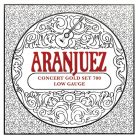 AR-700 Aranjuez Concert Gold string set for classic guitar, Calibrada nylon trebles & goldplated wound basses, light gauge