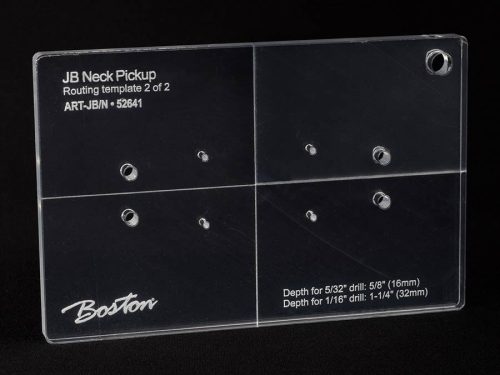 ART-JB/N Boston  pickup routing template JB neck