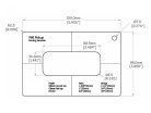 ART-P90 Boston  pickup routing template P90