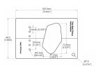 ART-TE/B Boston  pickup routing template TE bridge