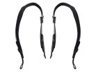 ASFR-1025 Boston  accordion straps pair (Roland FR compatible), 70-102 x 5cm, black, nylon, velvet lining, velcro