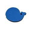 ASR-11-WH Artino Magic Pad shoulder rest pad, whale shaped, with silicone adhesive patch