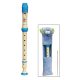 Angel ASRB-101CBL Sopranblockflöte – Stimmung C, barocke Griffweise, ABS-Korpus zweiteilig, 325 mm, blau-creme