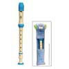 ASRB-101CBL Angel  soprano recorder, (ASRB-101-BU) key: C, Baroque system, ABS, 2-piece, 325 mm, blue and cream