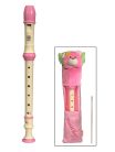 ASRB-101CPK Angel  soprano recorder, key: C, Baroque system, ABS, 2-piece, 325 mm, pink and cream