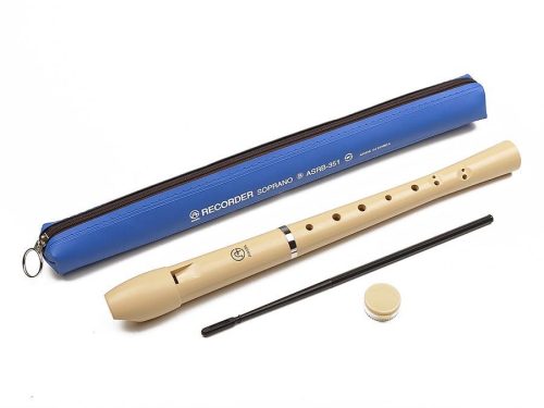 ASRB-351 Angel  soprano recorder, key: C, Baroque system, ABS, 2-piece, 310 mm, natural